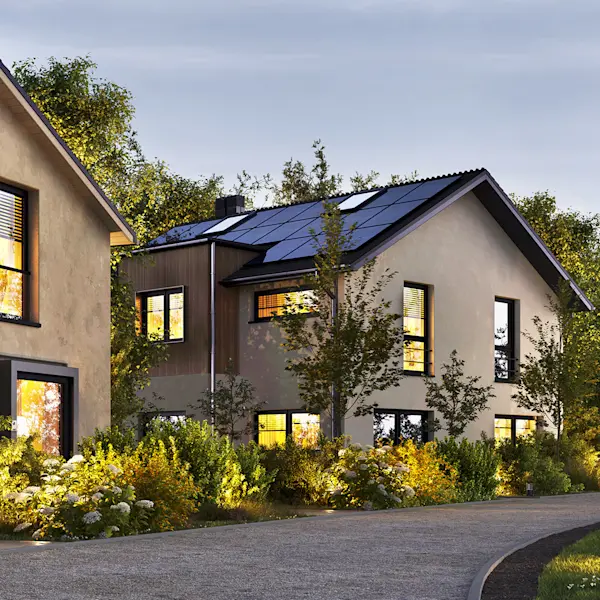 Homeowner with clean energy future